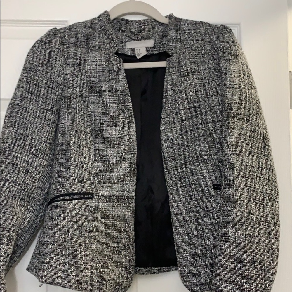 Gray blazer